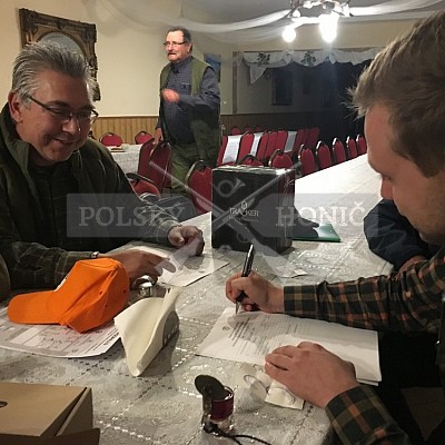Soutěž polských honičů na přirozených dosledech - Mazurské jezera -Polsko 19-22.9.2019