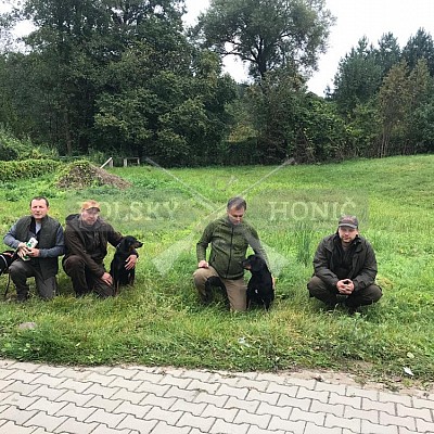 Soutěž polských honičů na přirozených dosledech - Mazurské jezera -Polsko 19-22.9.2019